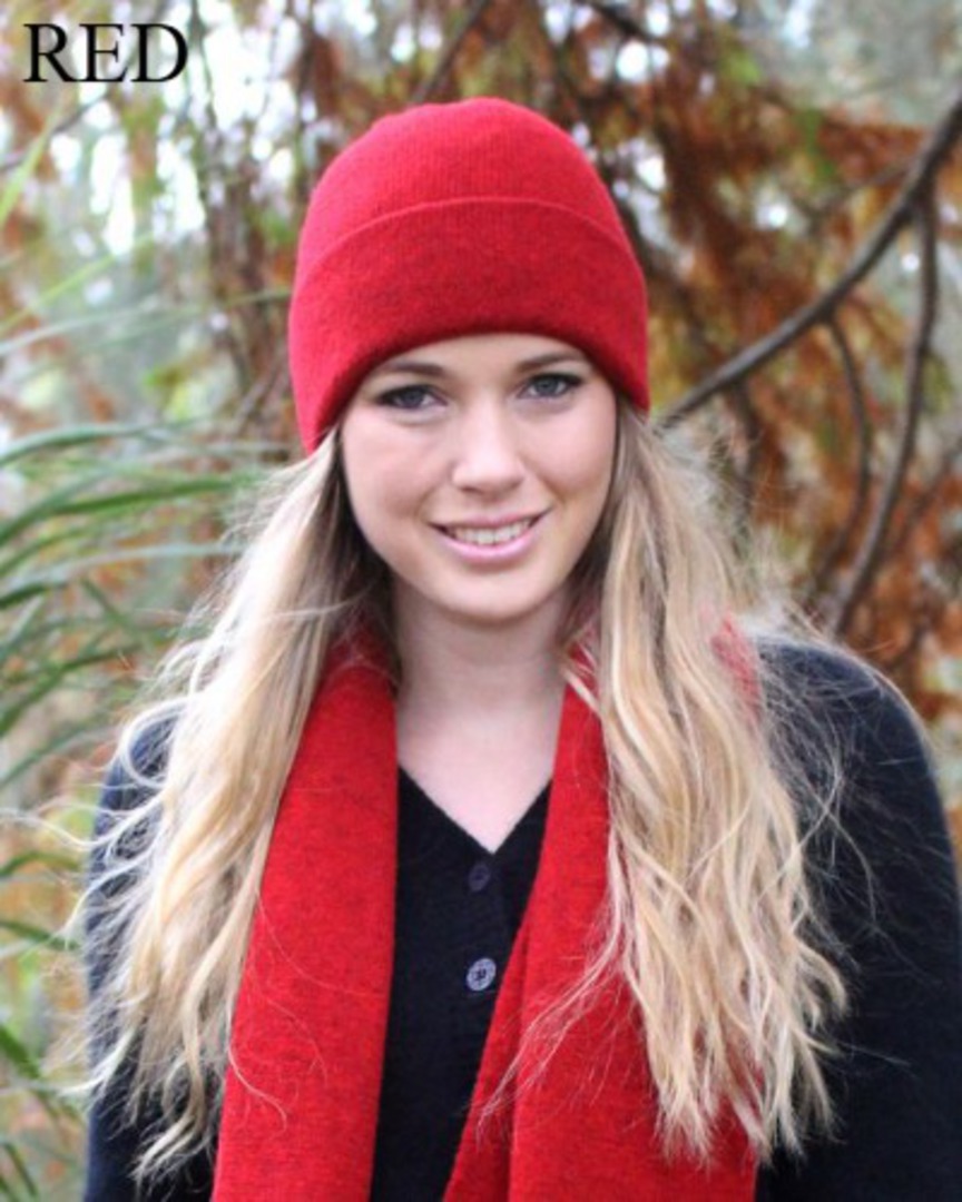 Merino Lambswool Plain Beanie image 0